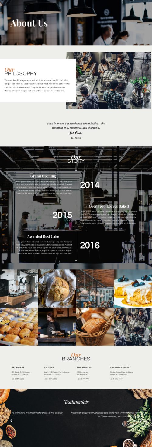 Bakery - About us