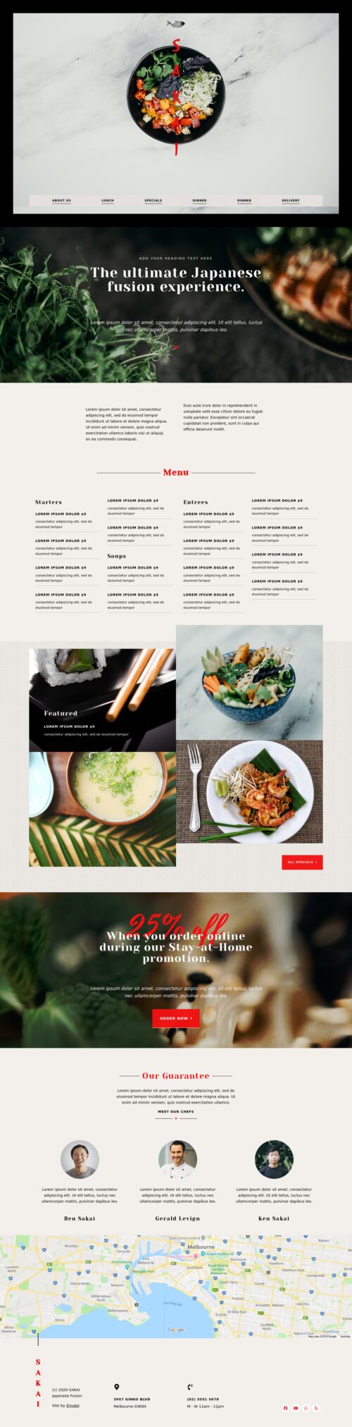 Sushi Restaurant - Home 1