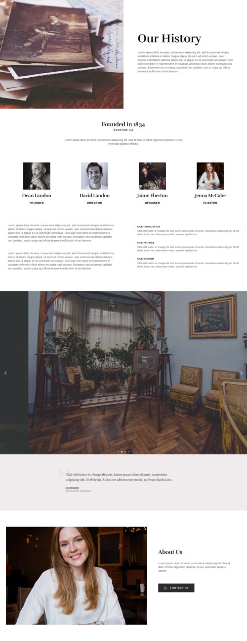 Funeral Services - Our History