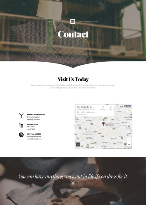 Clothing Alterations - Contact 1