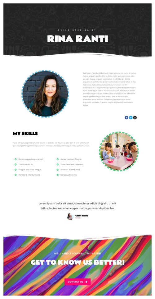 Childcare - Staff Single