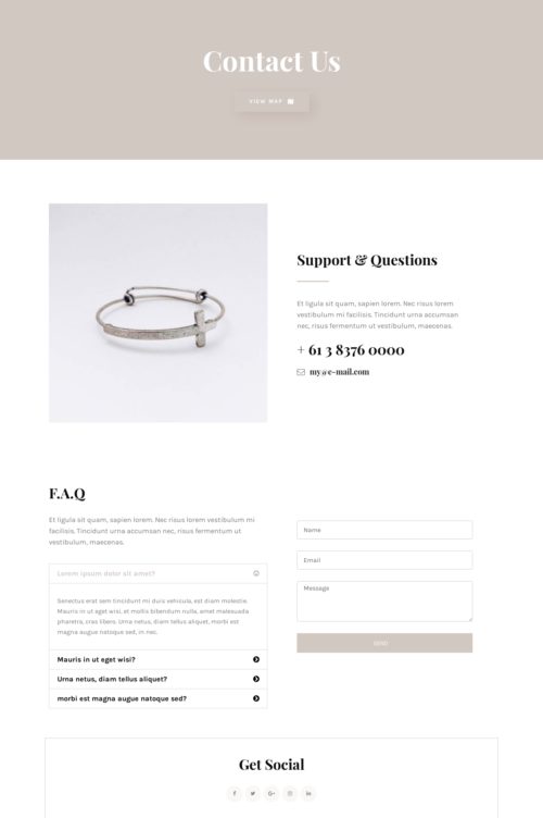 Artisan Jewelry Maker - Contact 1