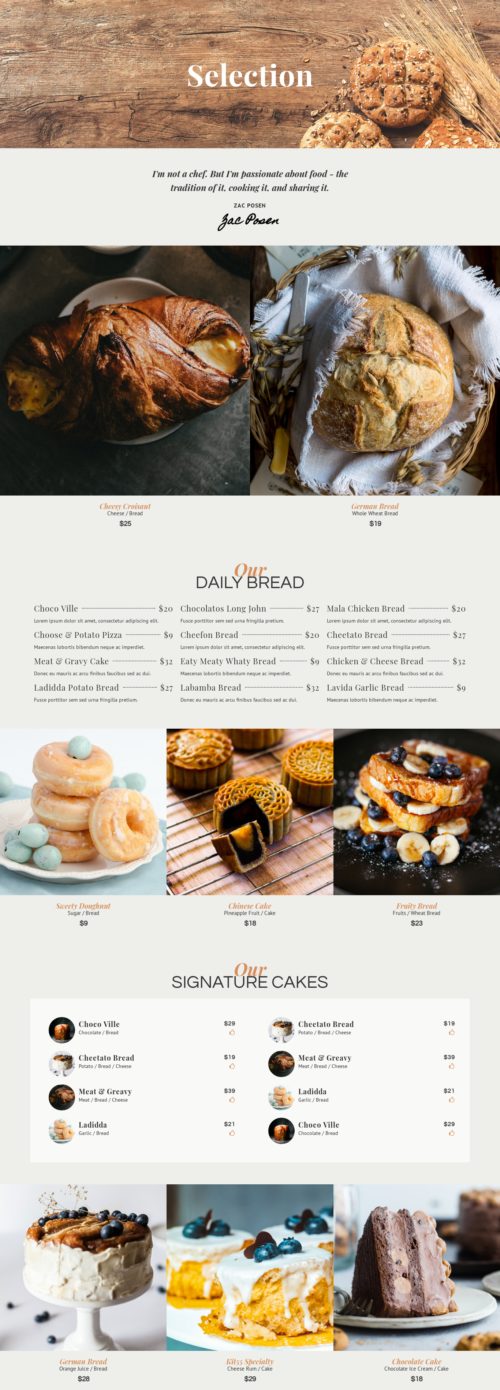 Bakery - Selection 2