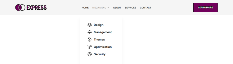 Mega Menu c3378