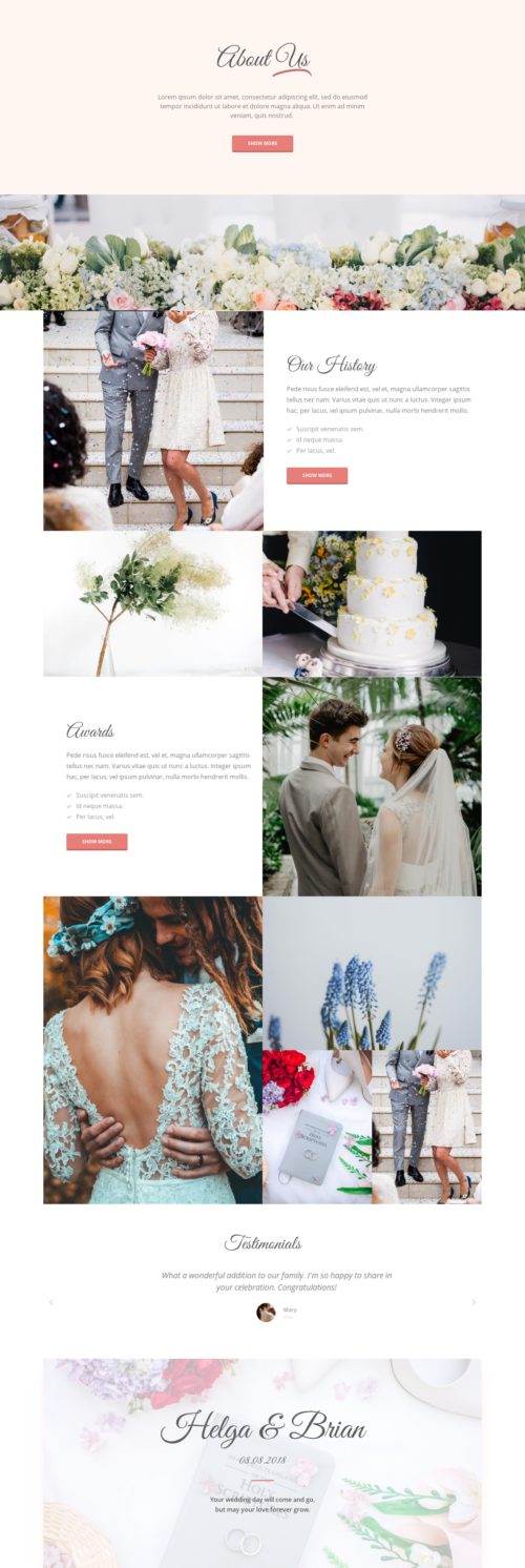 Wedding - About us 2