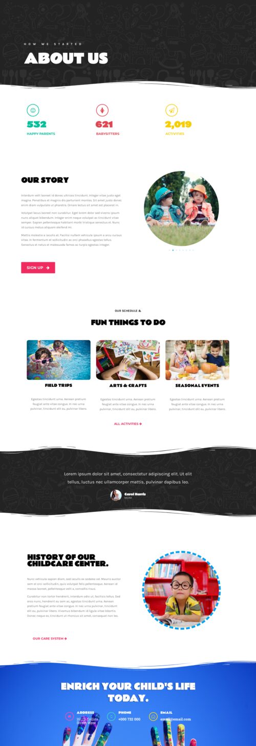 Childcare - About 2