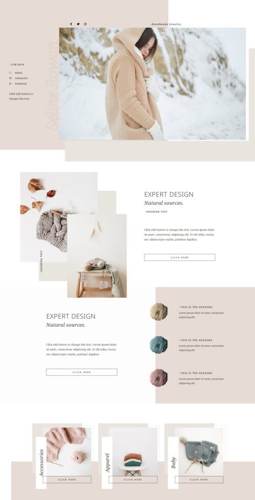Handmade Fashion - Home 1