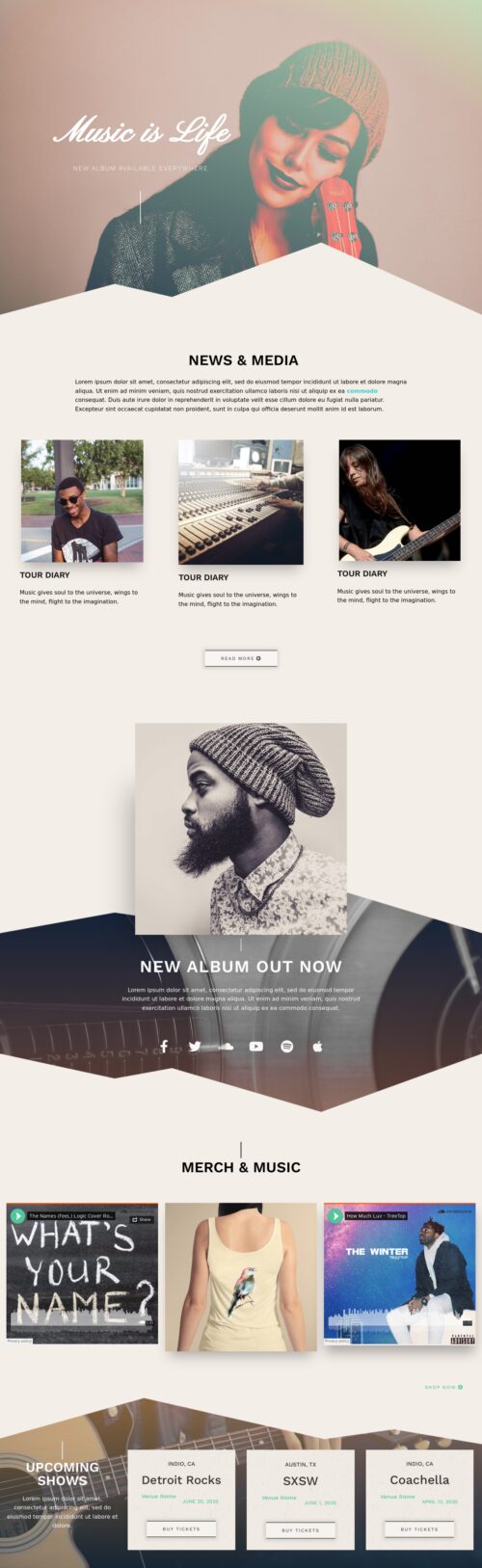 Musician - Home 3