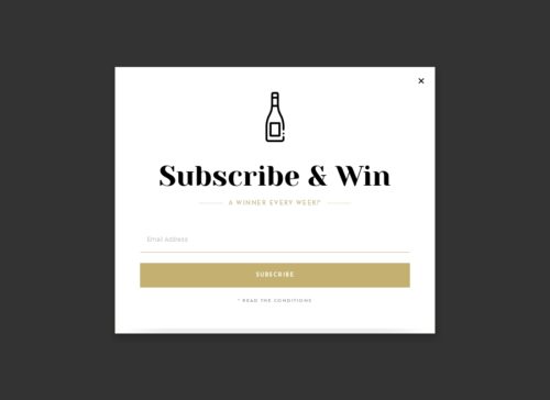 Winery - Popup