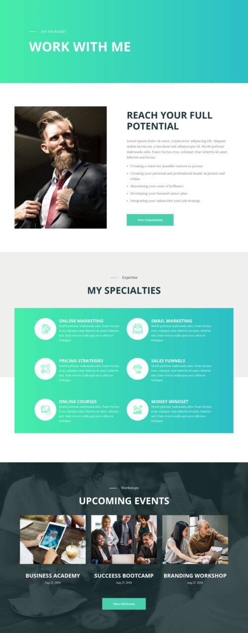 Business Coach - Work with me 2