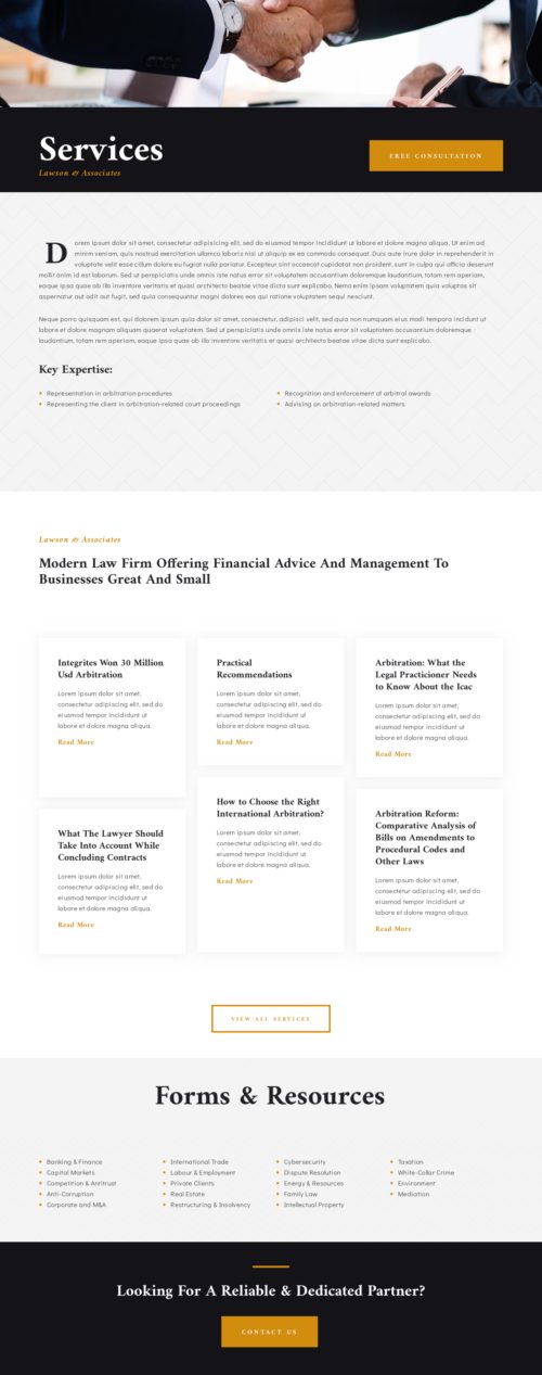 Law Firm - Services 1