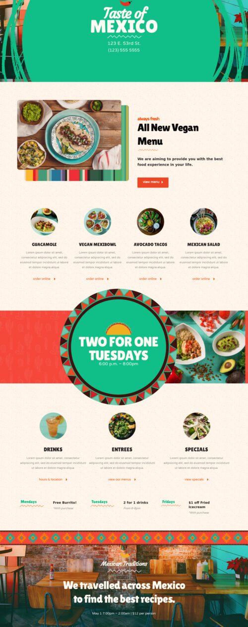 Mexican Restaurant - Home 4