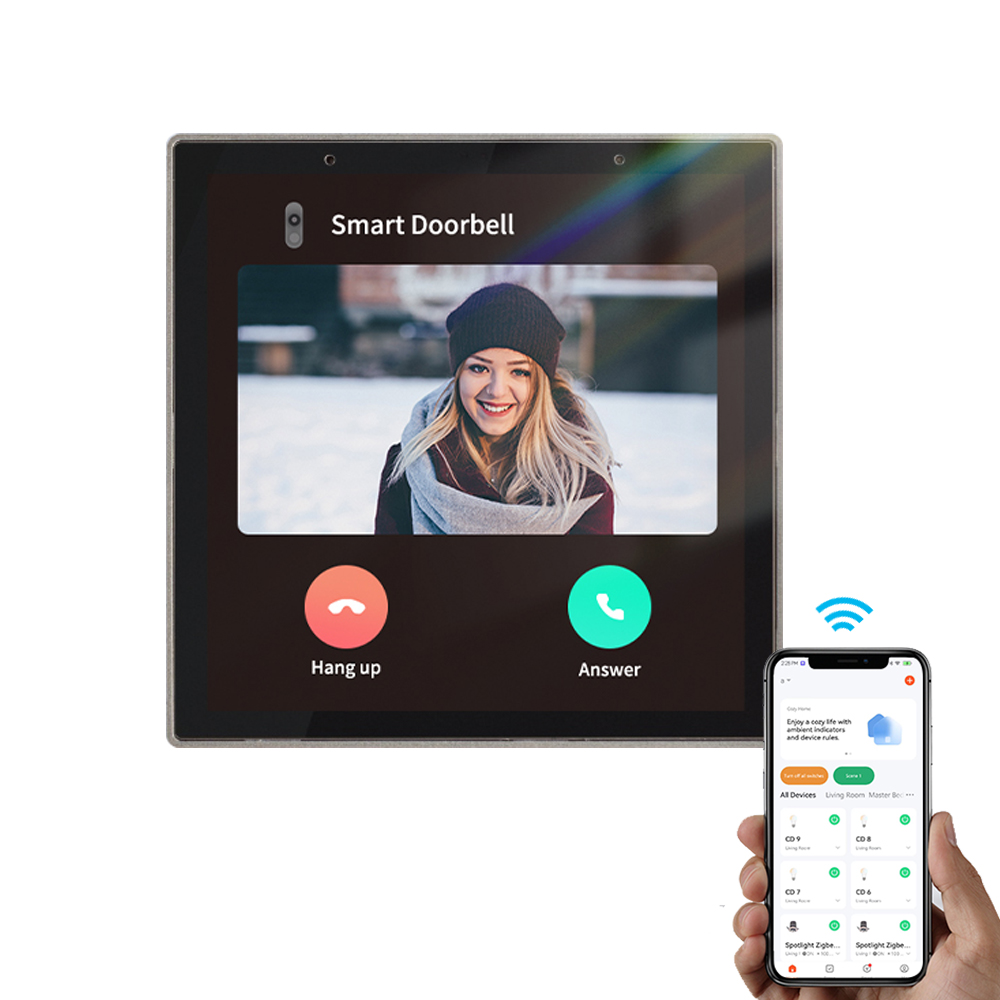 Smart Home Products Zigbee Wifi Hub Gateway 4/6/7/8/10/12 Inch Tuya Alexa Touch Glass Switch Panel Wall Central Control Screen