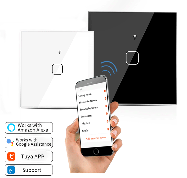 Lanbon Smart Switch L8 Smart Home Automation Products 1 2 3 4 Gang Light Switch Wifi Tuya Smart Life Home Assistant Alexa thumbnail 2