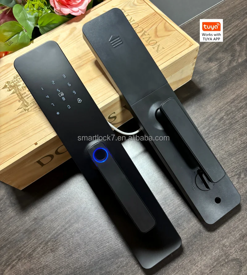 Office Fingerprint Lock Smart Home Products WiFi-Connected Tuya Aluminum Fingerprint Password Lock