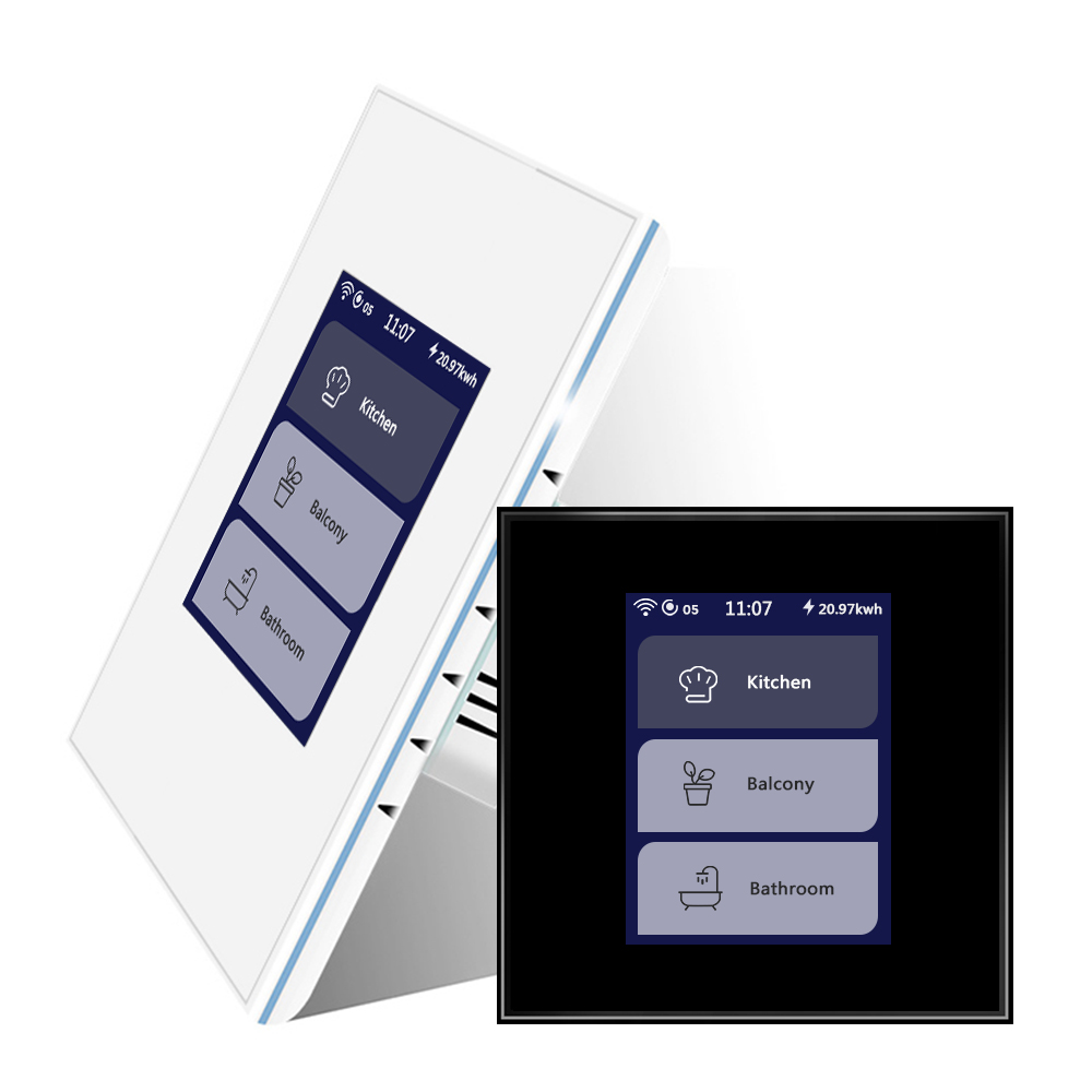 New Design Smart Home With Rf433 Compatible Tuya App Remote Control Smart Wifi Touch Switch