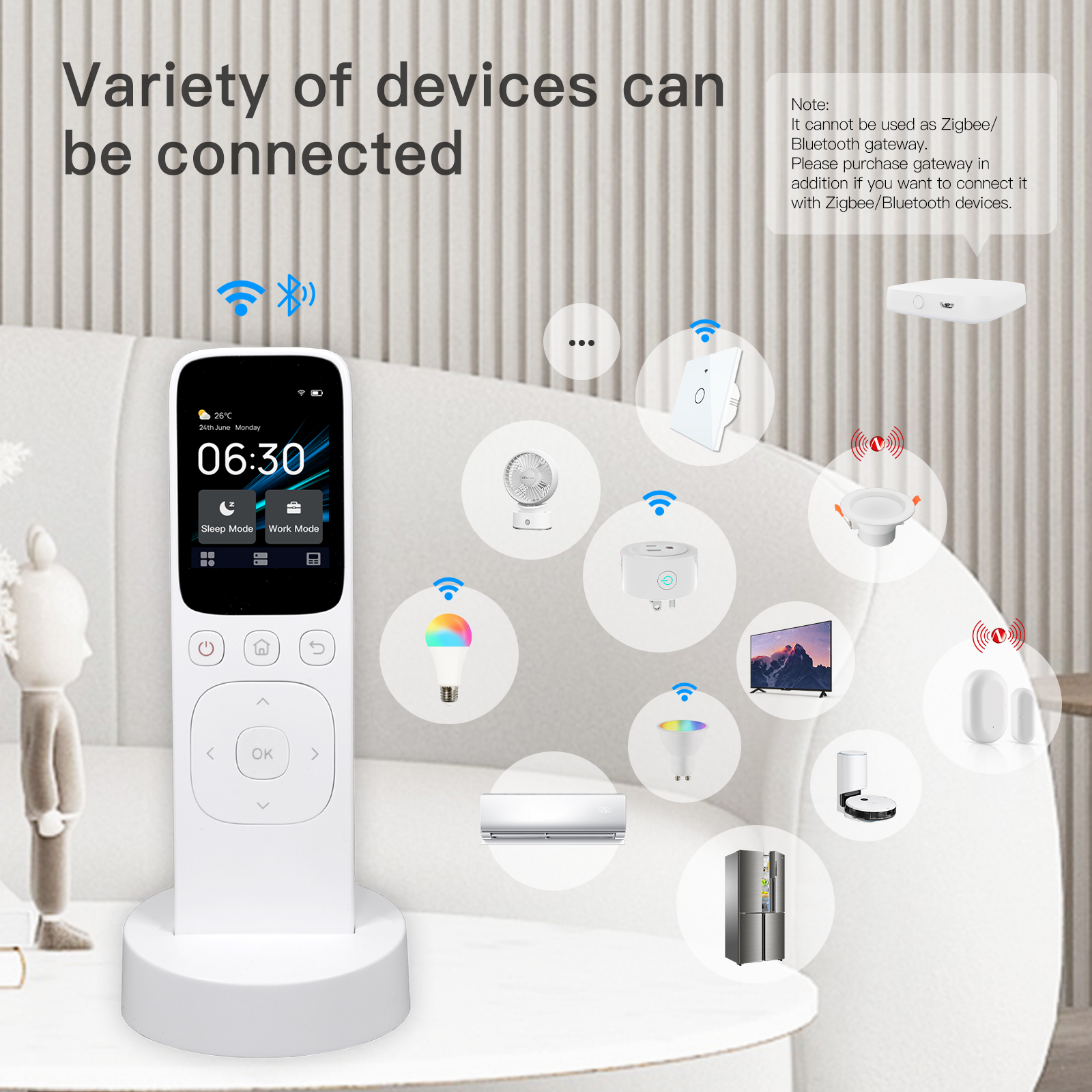 Staniot Wireless WiFi 4G Tuya Smart Home Security Alarm System House Villa Burglar Signal Device for IOS and Android
