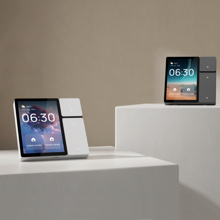 Tuya App Voice Remote Control EU UK 220V 1/2/3/4 Gang Universal Glass Touch Wall Smart Light Switch WiFi for Hotel Home Use thumbnail 2