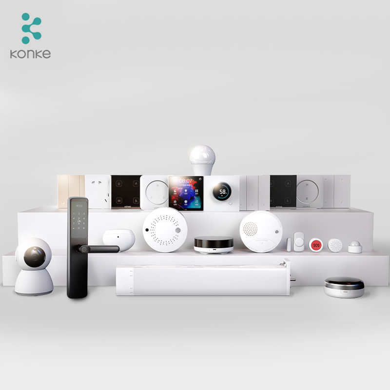 GDKES Zigbee Neutral Mouse Smart Home Products Alexa Google Home for Tuya Compatibility PC Material Smart Life Curtain Switches thumbnail 2