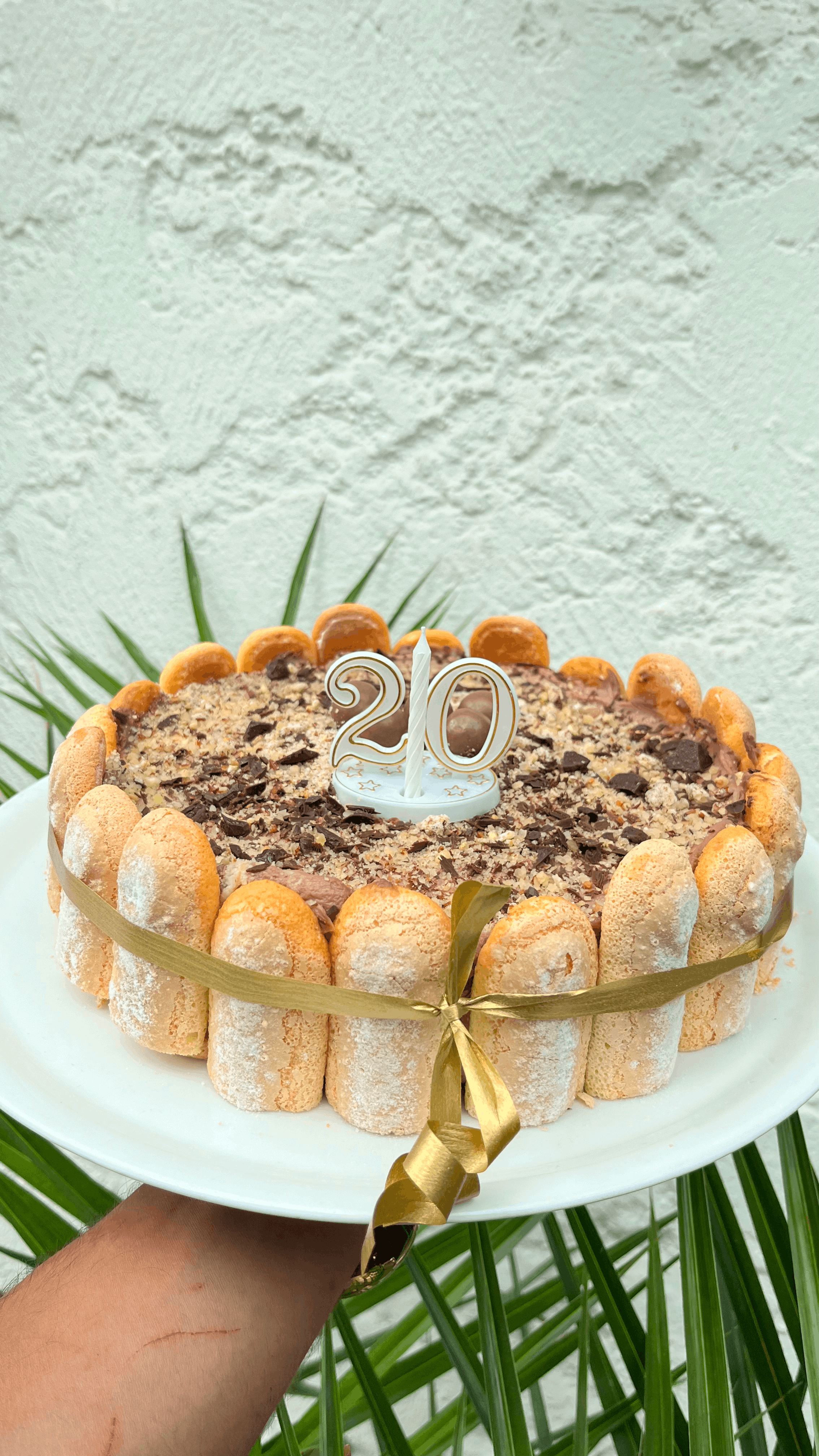 Une charlotte généreuse garnie d'une mousse au Nutella onctueuse, entourée de biscuits à la cuillère moelleux. Un classique revisité pour les amateurs de chocolat.