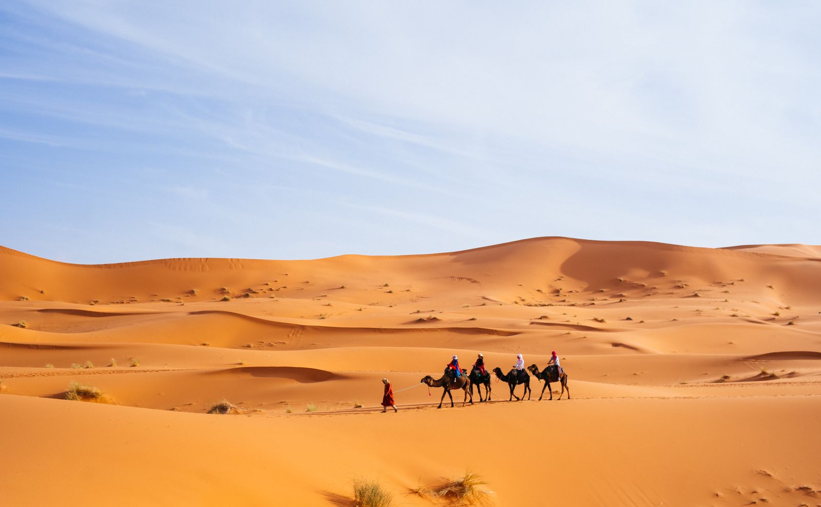 10 Days Morocco Tour from Casablanca - camel trek in the Sahara Desert