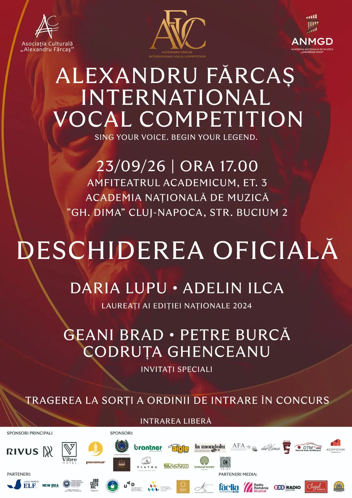 Official Opening Ceremony – Alexandru Fărcaș International Vocal Competition