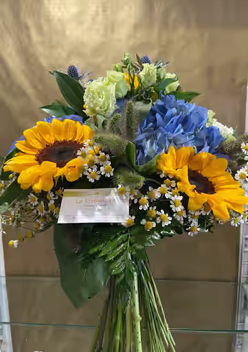 Bouquet Girasoli e Ortensie