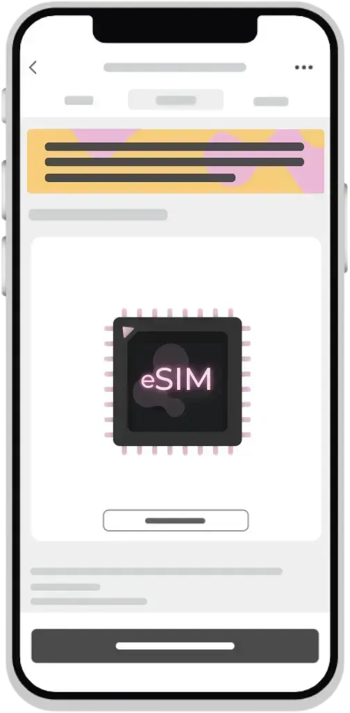 how eSIM works - step 1