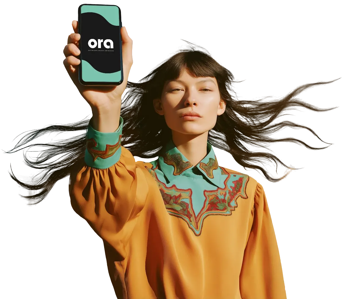 Woman with Smartphone v3