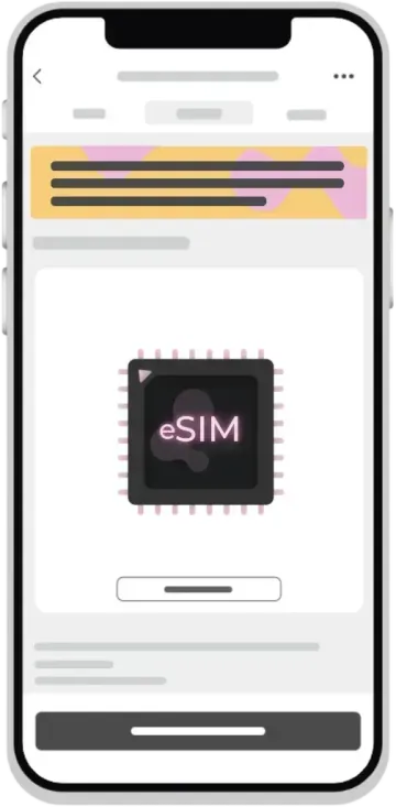 how eSIM works - step 1