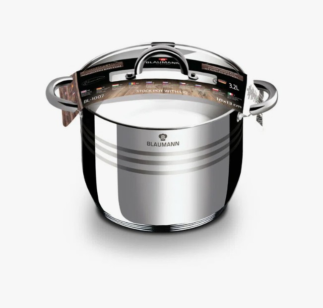 26 - Piece Non-Stick Stainless Steel Cookware Set By Blaumann view 5