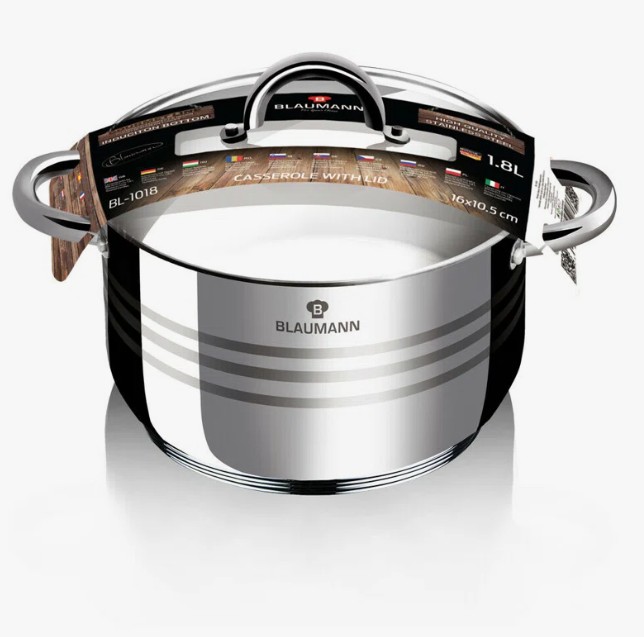 26 - Piece Non-Stick Stainless Steel Cookware Set By Blaumann view 2
