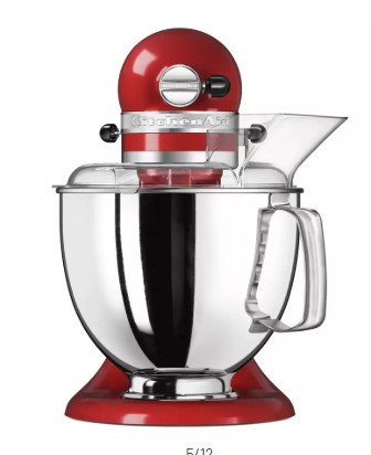 KitchenAid 5KSM175PSBER Artisan Stand Mixer - Red view 4