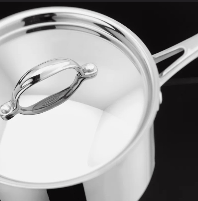 Stellar 7000, 5 Piece Stainless Steel Saucepan Set, 14cm milk pan, 16/18/20cm saucepans, 24cm stockpot view 6