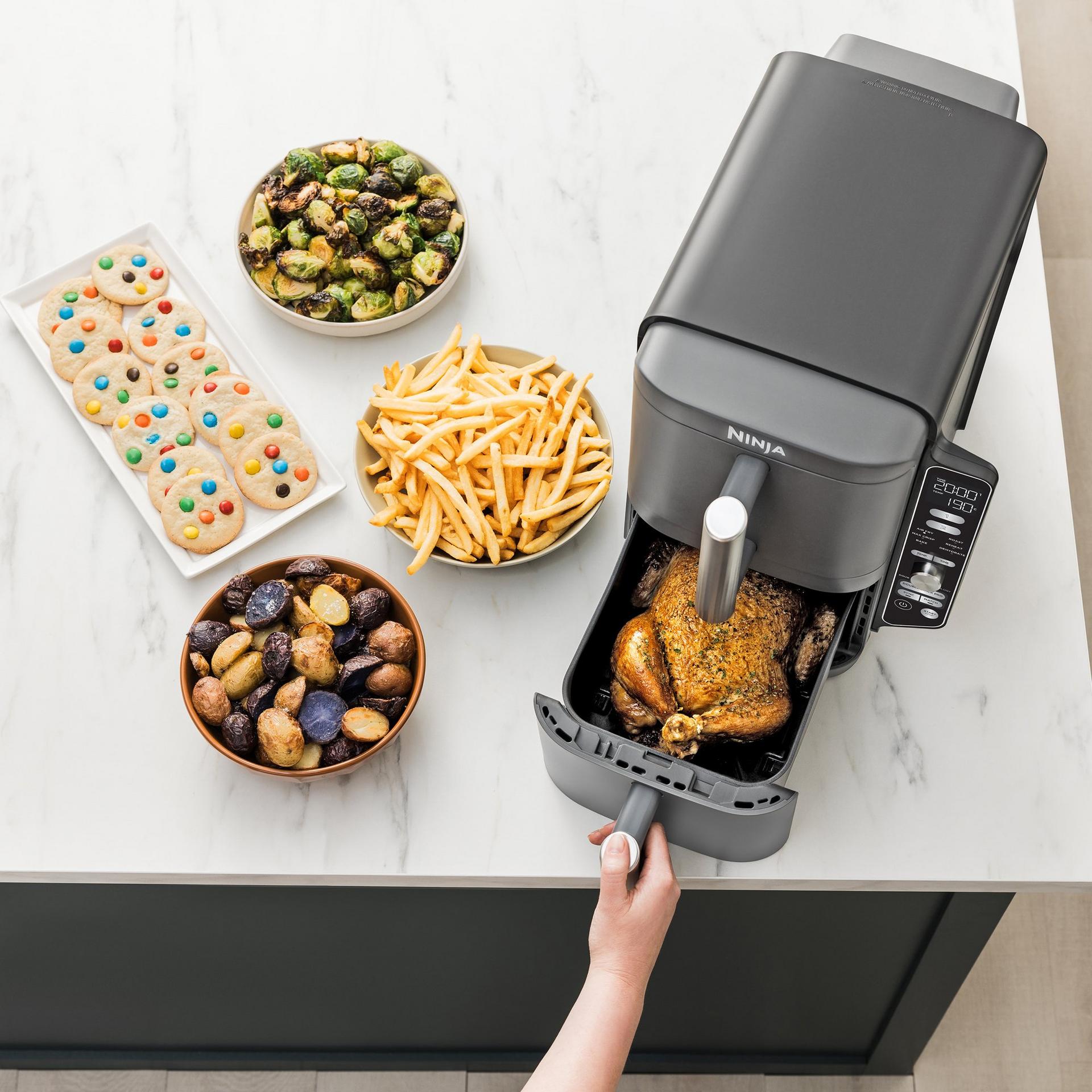 Ninja Double Stack XL SL400UK 9.5L Air Fryer - Grey view 5