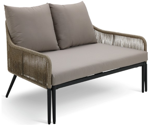 Habitat Malta Rattan Effect Garden Day Bed- Natural view 5