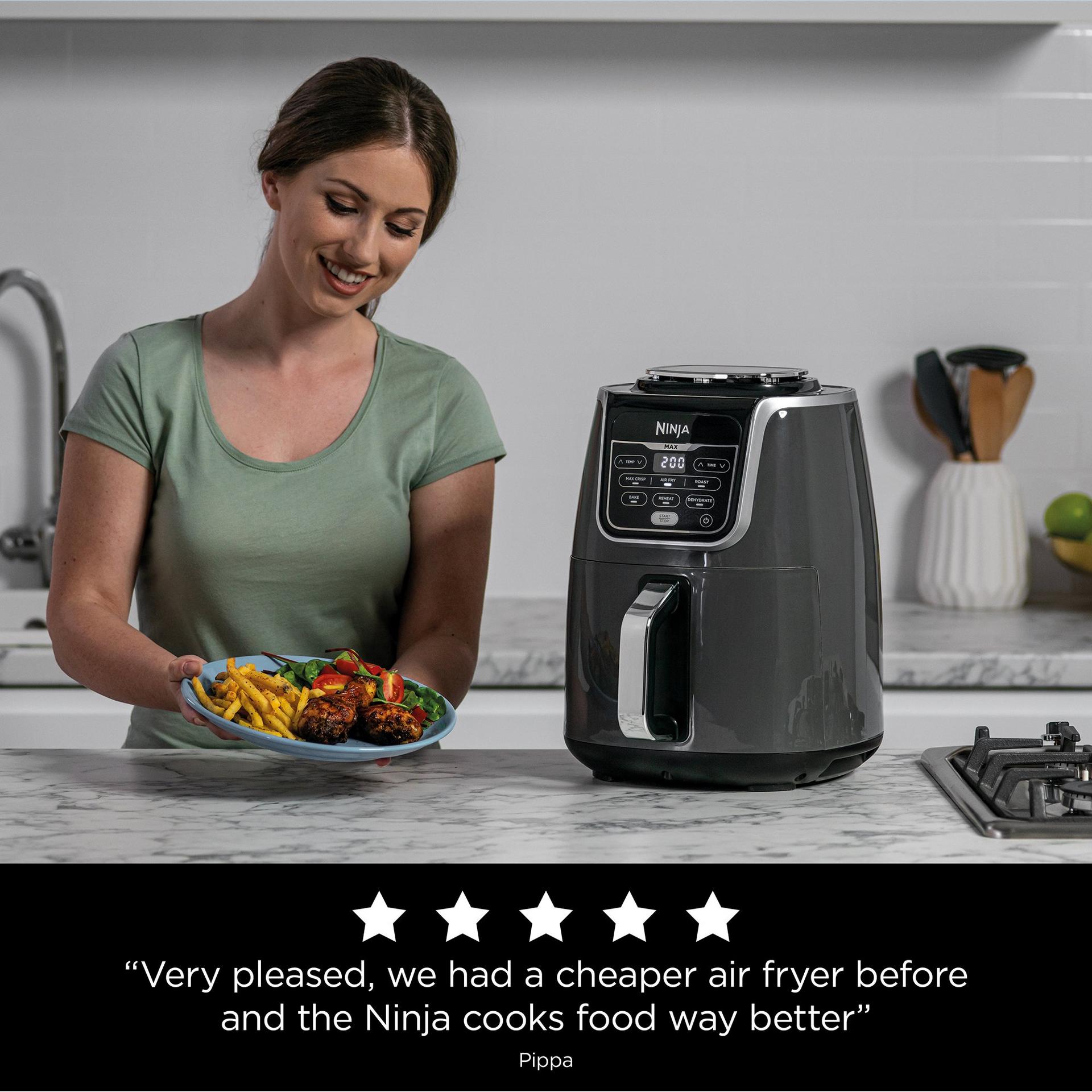 Ninja MAX AF160UK 5.2L Air Fryer and Dehydrator view 3