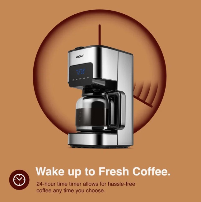 1.5L Filter Coffee Machine By VonShef view 4