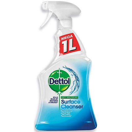 Dettol Surface Cleaner Spray, 1 Litre, Pack of 6 view 2