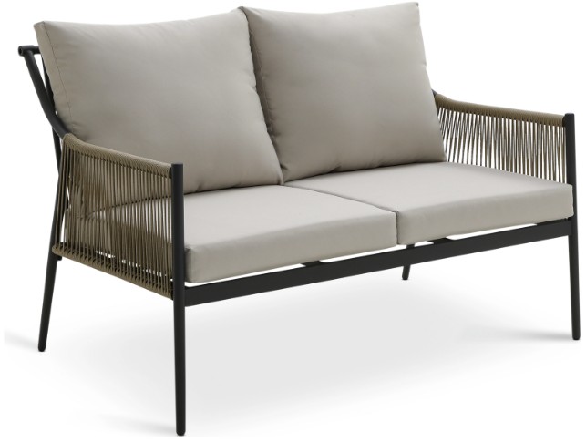 Habitat Pesaro 4 Seater Rattan Effect Garden Sofa Set view 7