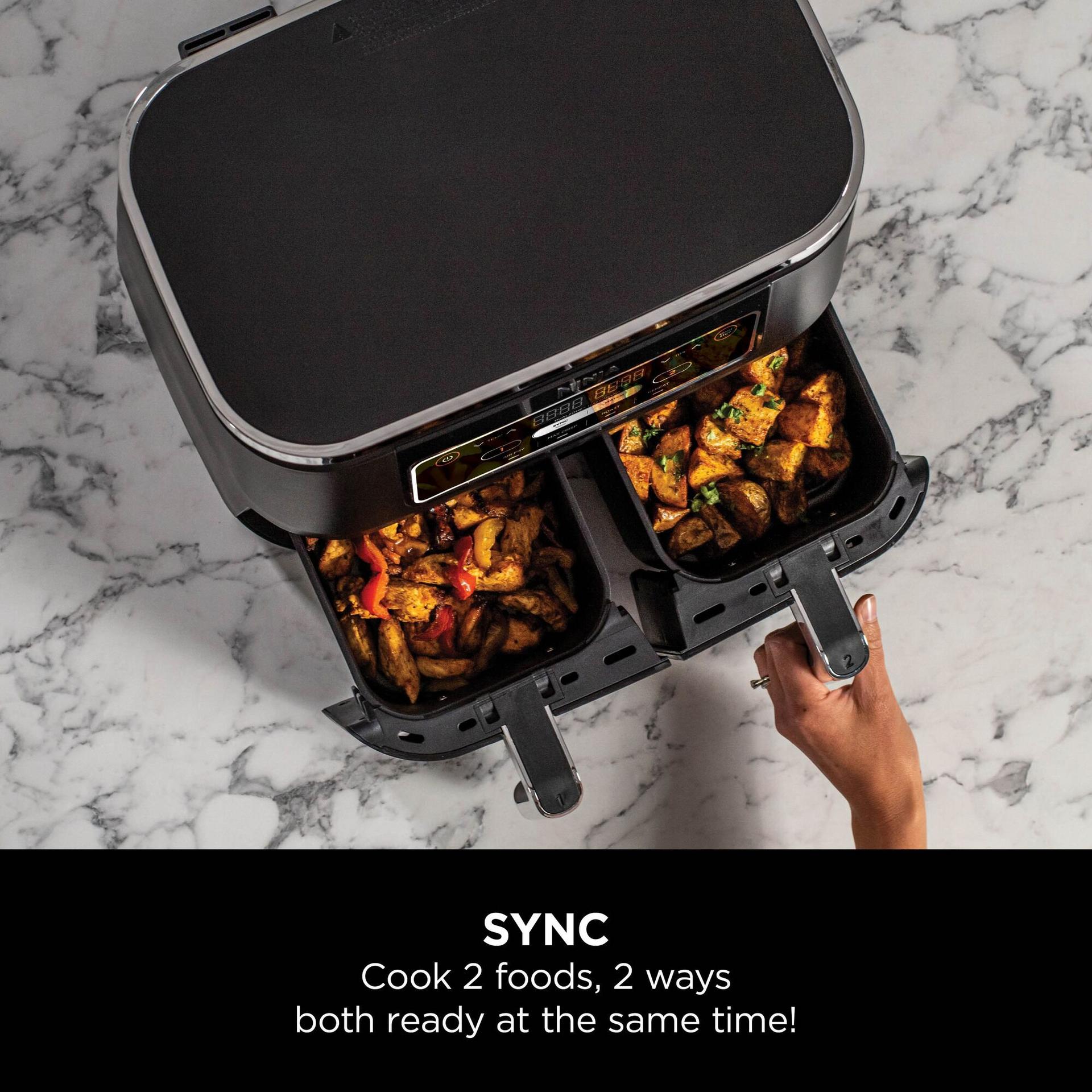 Ninja Foodi AF200UK 4-in-1 7.6L Air Fryer - Black view 5