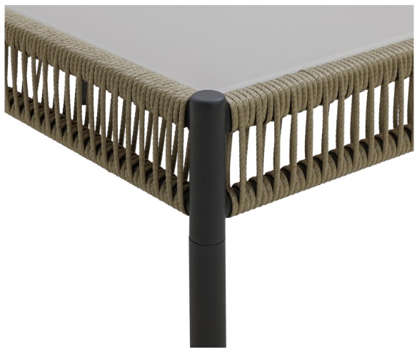 Habitat Pesaro 4 Seater Rattan Effect Garden Sofa Set view 6
