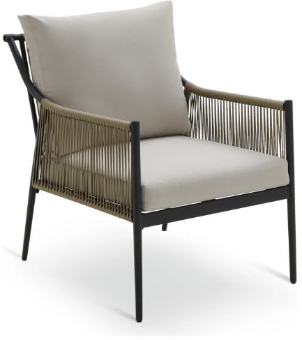 Habitat Pesaro 4 Seater Rattan Effect Garden Sofa Set view 4