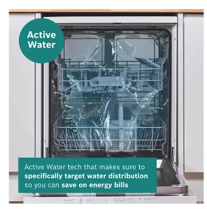 BOSCH Series 2 SMS26AW08G Full-size Dishwasher - White view 6