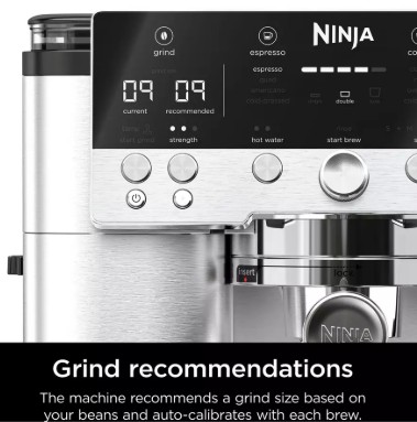 Ninja ES601UK Luxe Cafe Premier Espresso Coffee Machine view 7