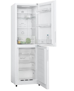 Bosch Series 2 KGN27NWEAG 182cm 50/50 Frost Free Fridge Freezer - White - E Rated view 3