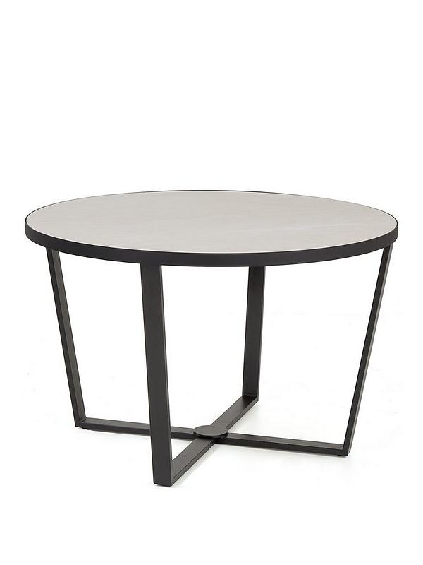 Michelle Keegan Home Cortes 120 cm Ceramic Top Dining Table + 4 Chairs view 2