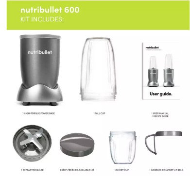 Nutribullet 600 Series Blender view 3