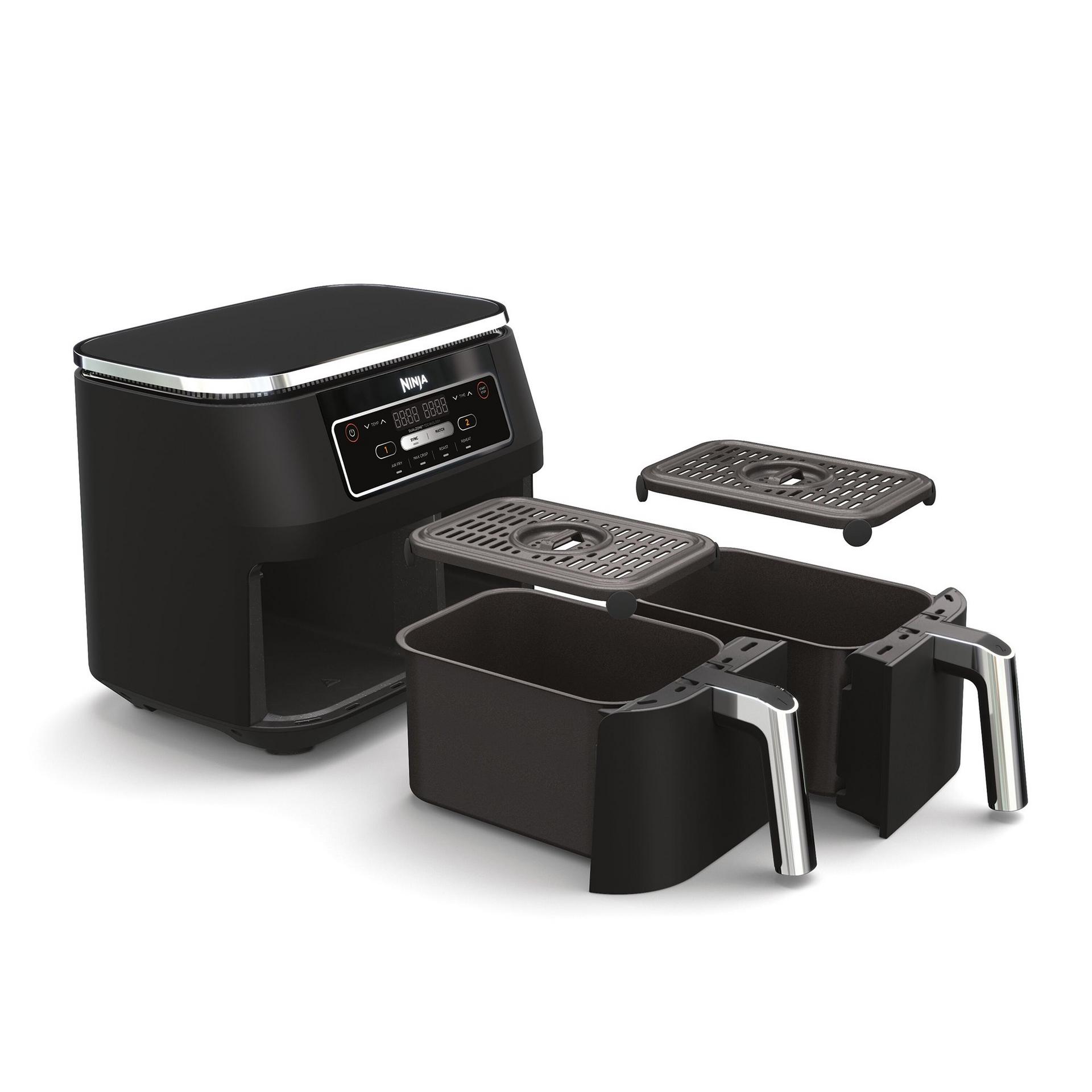 Ninja Foodi AF200UK 4-in-1 7.6L Air Fryer - Black view 3