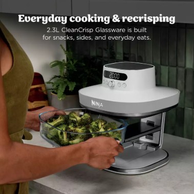 Ninja CRISPi PRO 5-in-1 Glass AS090UKWH Air Fryer view 10